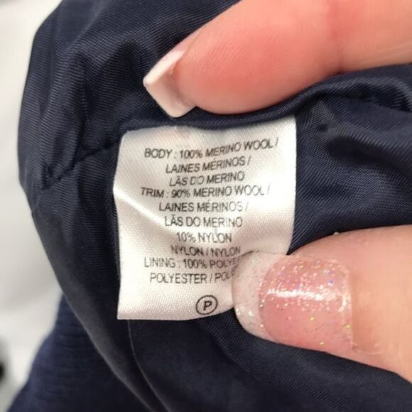 Fairway & Greene Navy Blue Men's 1/2 Zip Merino Wool Pullover size M - Picture 9 of 9